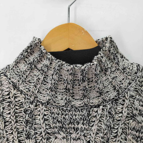 リリーブラウン Lily Brown way変形ハーフケーブルニット レディース ONE SIZE