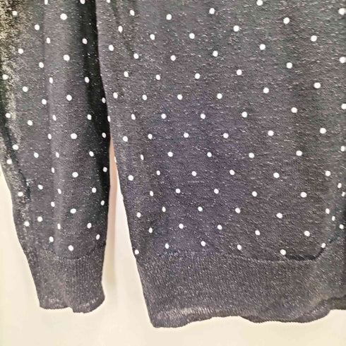 ザラ ZARA ドット ラメ カーディガン レディース JPN:M