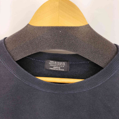ズッカ ZUCCa ステッチスリーブ切替スウェット メンズ JPN:M