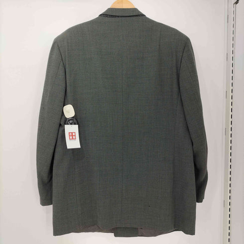 ジョルジオアルマーニ Giorgio Armani 90s イタリア製 黒タグ ピークドラペル ダブルブレスト テーラードジャケット メンズ EUR:54