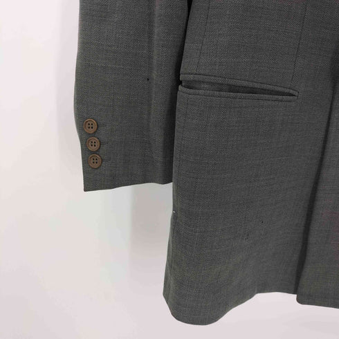 ジョルジオアルマーニ Giorgio Armani 90s イタリア製 黒タグ ピークドラペル ダブルブレスト テーラードジャケット メンズ EUR:54
