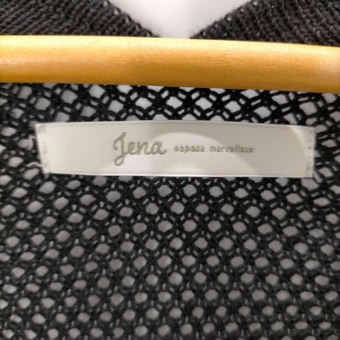 ジェナ JENA メッシュ ニット カーディガン レディース FREE
