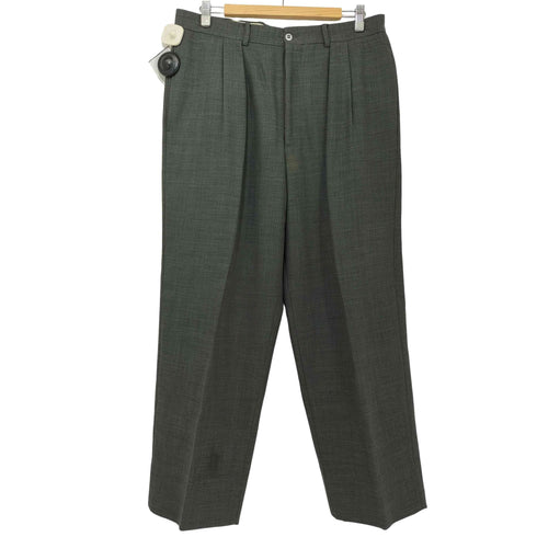 ジョルジオアルマーニ Giorgio Armani 90s イタリア製 黒タグ 2タック ワイド スラックス メンズ EUR:54