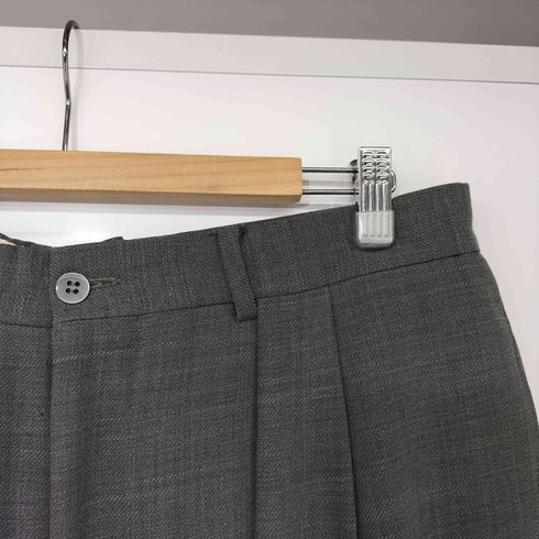 ジョルジオアルマーニ Giorgio Armani 90s イタリア製 黒タグ 2タック ワイド スラックス メンズ EUR:54