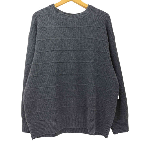 ユニクロユー UNIQLO U ラムクルーネックセーター グレー XXLサイズ メンズ JPN:XXL