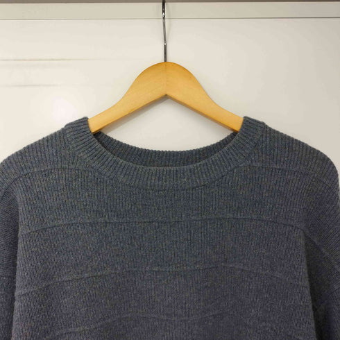 ユニクロユー UNIQLO U ラムクルーネックセーター グレー XXLサイズ メンズ JPN:XXL