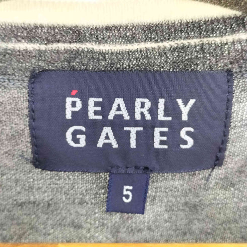 パーリーゲイツ PEARLY GATES Vネック 薄手カシミヤニットセーター メンズ JPN:5