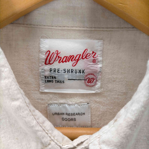ラングラー Wrangler リネン コットン ウエスタン シャツ メンズ FREE
