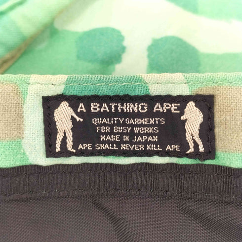 アベイシングエイプ A BATHING APE 2004 フロントプリント 総柄トートバッグ メンズ
