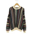 DIVOTS 90S 3D総柄ニット メンズ import:XL