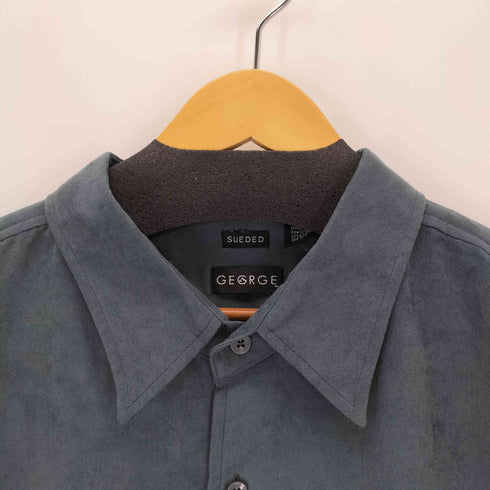 ジョージ GEORGE SUEDED レギュラーカラーシャツ メンズ 3XL
