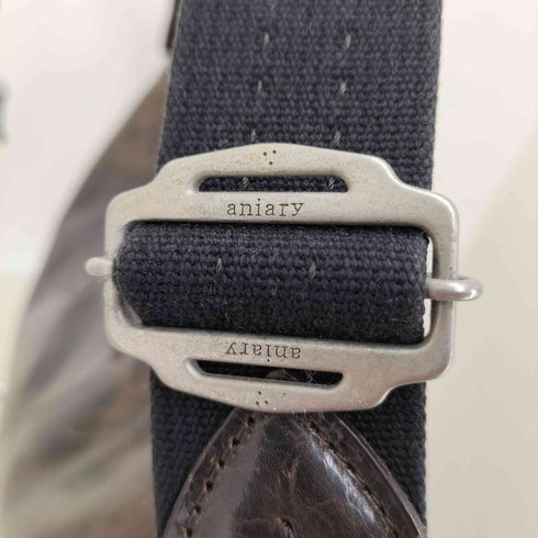 aniary レザー ショルダーバッグ メンズ