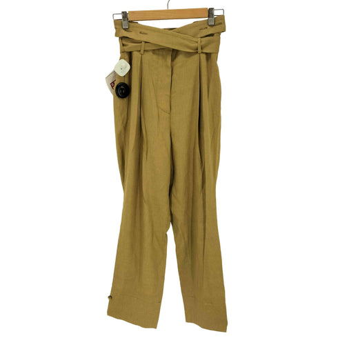ヴィヴィアンウエストウッドレッドレーベル Vivienne Westwood RED LABEL リネンベルトデザインパンツ レディース 40