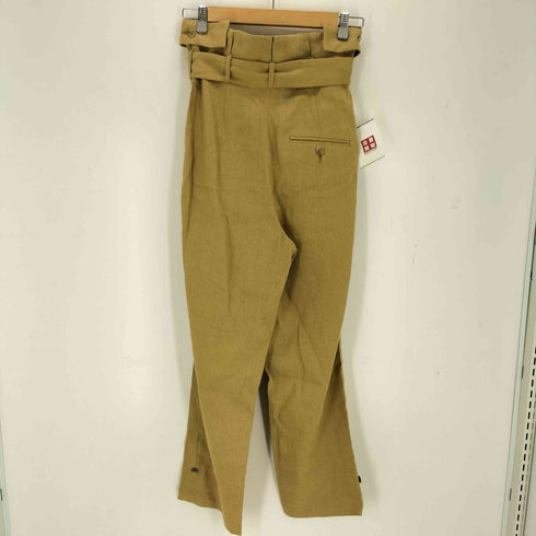 ヴィヴィアンウエストウッドレッドレーベル Vivienne Westwood RED LABEL リネンベルトデザインパンツ レディース 40