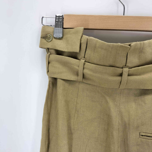 ヴィヴィアンウエストウッドレッドレーベル Vivienne Westwood RED LABEL リネンベルトデザインパンツ レディース 40