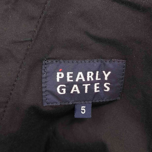 パーリーゲイツ PEARLY GATES チェック柄 ロゴ刺繍 パンツ メンズ 5
