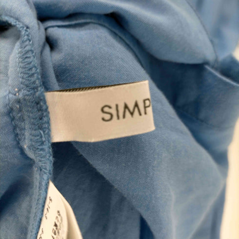 シンプリシテェ SIMPLICITE 24SS 2WAY ボイル ギャザー ワンピース レディース FREE