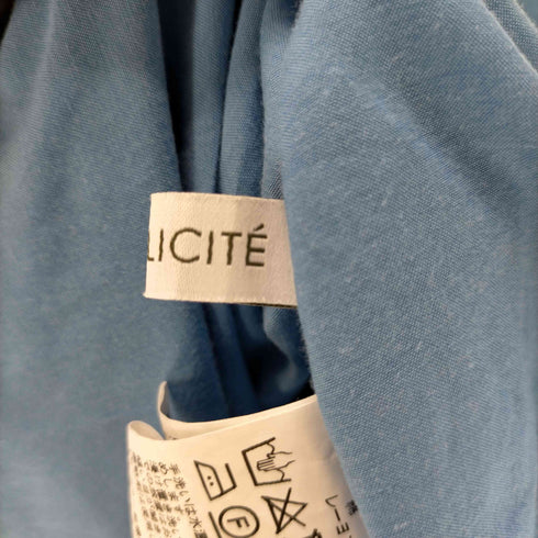 シンプリシテェ SIMPLICITE 24SS 2WAY ボイル ギャザー ワンピース レディース FREE