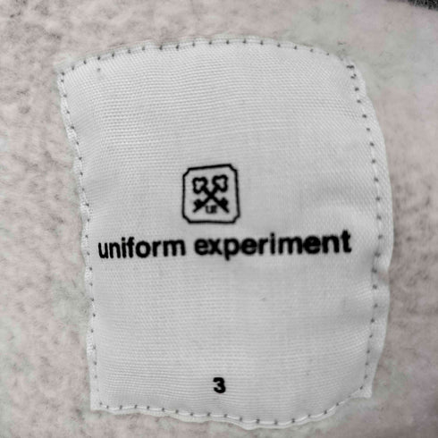 ユニフォームエクスペリメント uniform experiment 19AW COLOR BLOCK CREW NECK SWEAT カラーブロック クルーネックスウェット メンズ JPN:3