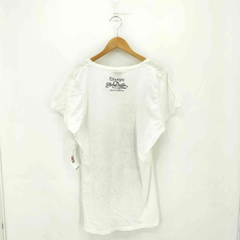ハーレーダビッドソン HARLEY-DAVIDSON 00s レタリング Vネックカットソー メンズ 3XL