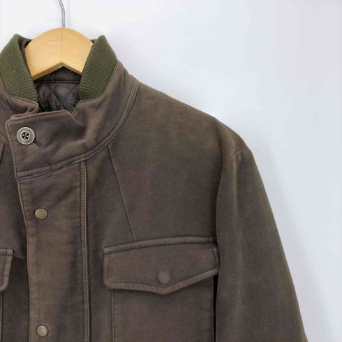 ダーバン DURBAN キルティングライナー 比翼ダブルジップ コットン M-65 フィールドジャケット レディース LL