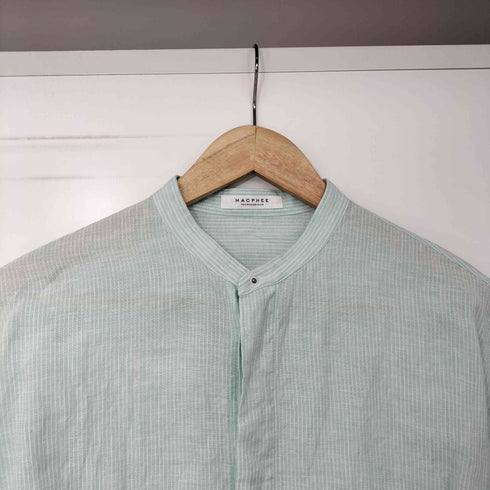 マカフィー MACPHEE 23SS リネン シャイニング ハーフスリーブ シャツ レディース JPN:36