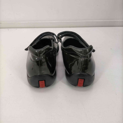プラダ PRADA SPORT MADE IN ITALY イタリア製 パテントレザー メリージェーン パンプス レディース EUR:33