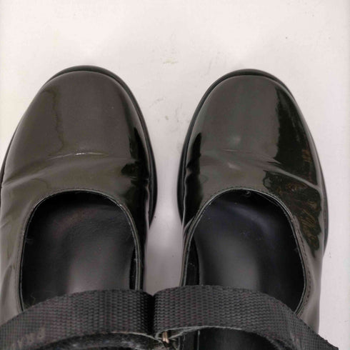 プラダ PRADA SPORT MADE IN ITALY イタリア製 パテントレザー メリージェーン パンプス レディース EUR:33