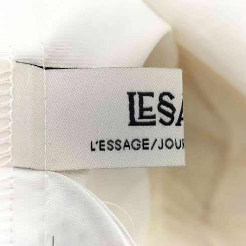 ジャーナルスタンダードレサージュ JOURNAL STANDARD Lessage 24aw メモリータフタ リボンブラウス レディース FREE