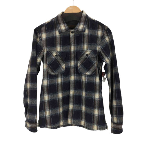 ロストコントロール LOST CONTROL Fly Front Wool Check Shirts JKT メンズ JPN:1
