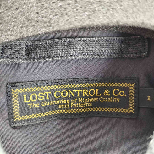 ロストコントロール LOST CONTROL Fly Front Wool Check Shirts JKT メンズ JPN:1