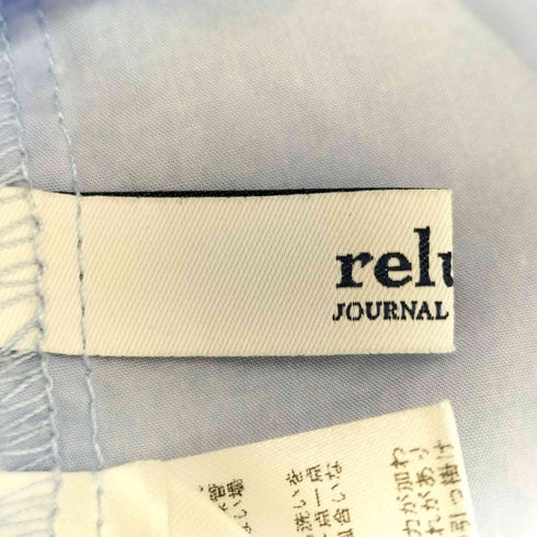 ジャーナルスタンダードレリューム JOURNAL STANDARD relume 25aw ハイカウントコットンスタンドカラー2way レディース FREE