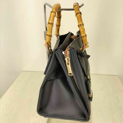 ロペ ROPE バンブーハンドル ジャバラミニバッグ 2way レディース
