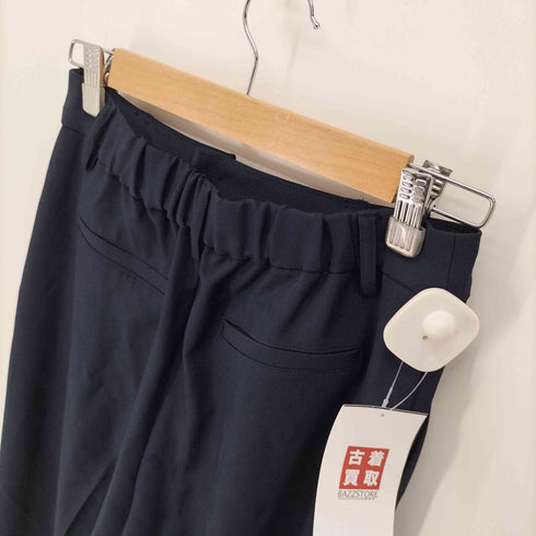エニィスィス anySiS リネンライクポリエステル テーパードパンツ レディース JPN:1