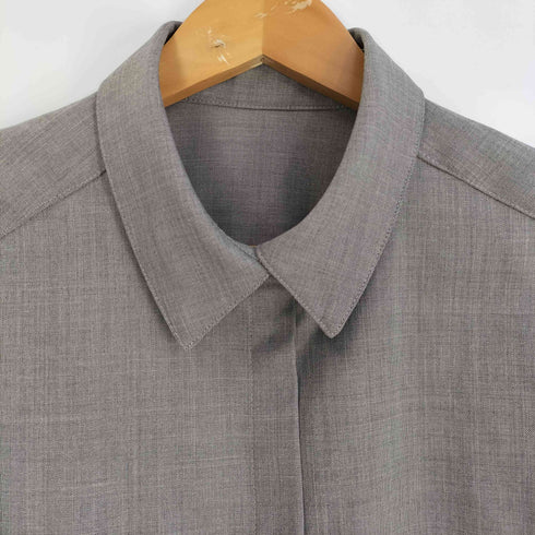 REURIE’ 23SS original oversize front fly shirt original double tuck wide slacks セットアップ レディース JPN:S
