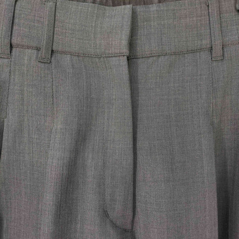 REURIE’ 23SS original oversize front fly shirt original double tuck wide slacks セットアップ レディース JPN:S