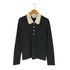 アダムエロペ Adam et Rope FEMME 25SS ロングスリーブポロシャツ レディース FREE