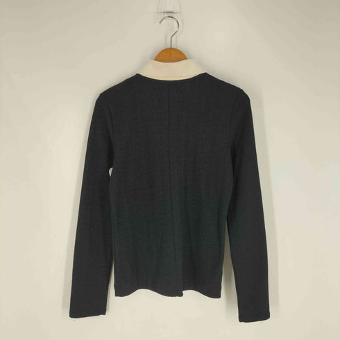 アダムエロペ Adam et Rope FEMME 25SS ロングスリーブポロシャツ レディース FREE