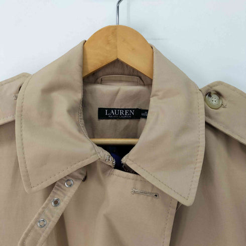 ローレンラルフローレン LAUREN RALPH LAUREN トレンチコート 裏地総柄 レディース import:M