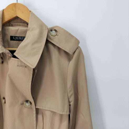 ローレンラルフローレン LAUREN RALPH LAUREN トレンチコート 裏地総柄 レディース import:M