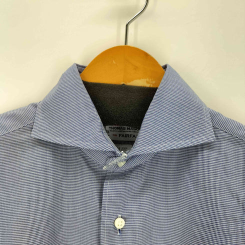 トーマスメイソンフォーフェアファクス THOMAS MASON for FAIRFAX SLIM FIT ワイドカラーシャツ メンズ 38