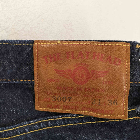 ザフラットヘッド the flat head 3007 インディゴフレアデニムパンツ メンズ W31 L36