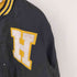 バーディー Birdie 80S USA製 イニシャルワッペン 中綿 スタジャン メンズ import:M