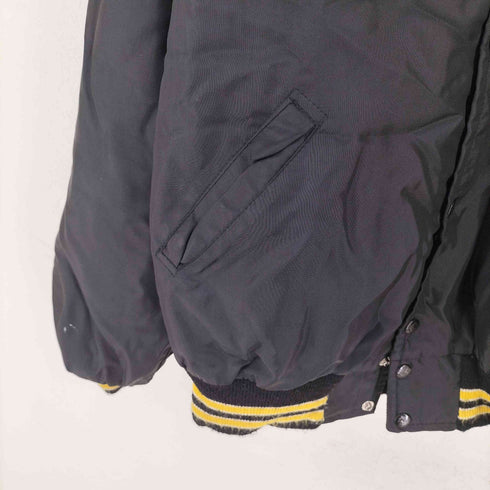 バーディー Birdie 80S USA製 イニシャルワッペン 中綿 スタジャン メンズ import:M