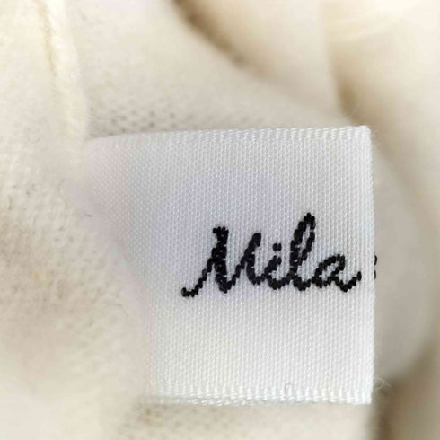 ミラオーウェン Mila Owen 23aw wool100%ベーシックタートルニット レディース JPN:1