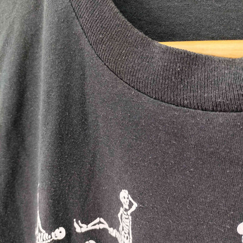 90s シングルステッチ 四十八手 スカル Tシャツ メンズ