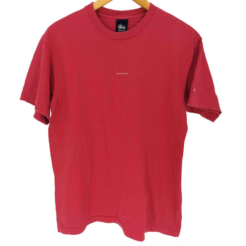 ステューシー Stussy 90S 中期タグ ロゴプリント S/S Tシャツ メンズ import:M