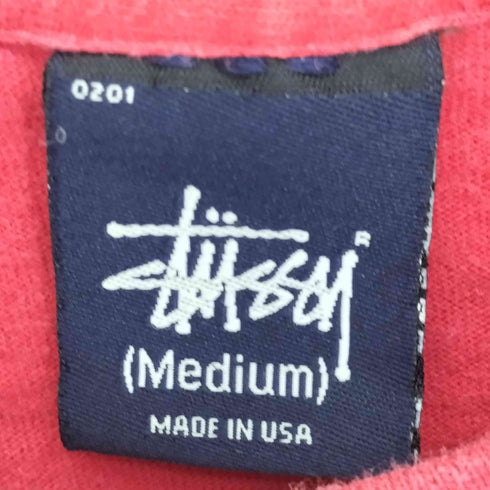 ステューシー Stussy 90S 中期タグ ロゴプリント S/S Tシャツ メンズ import:M