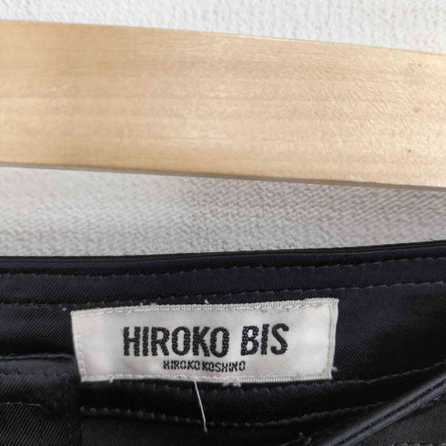 ヒロコビス HIROKO BIS サテン調サイドポケットパンツ レディース 9