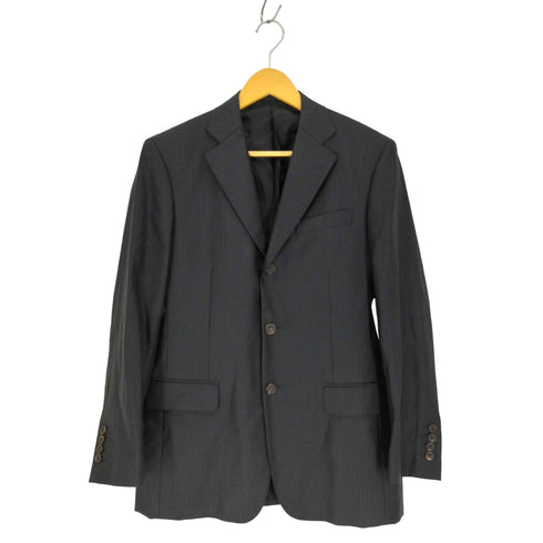ドーメイル DORMEUIL イングランド製 3B ストライプ ウール テーラードジャケット メンズ